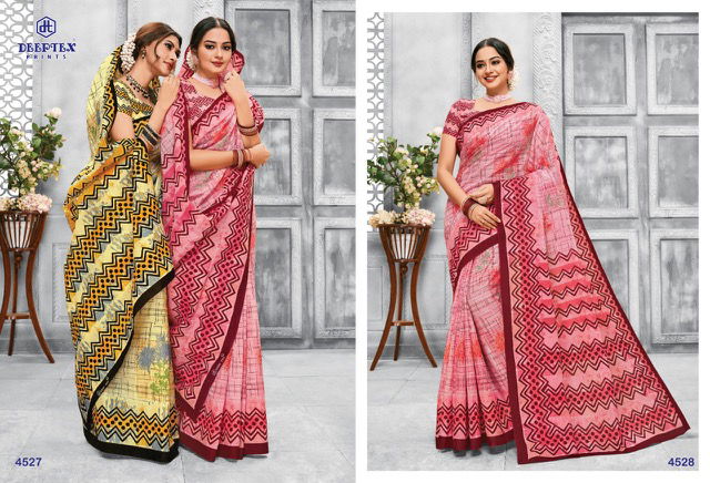 Deeptex Mother India 45 Daily Wear Wholesale Cotton Saree Collection